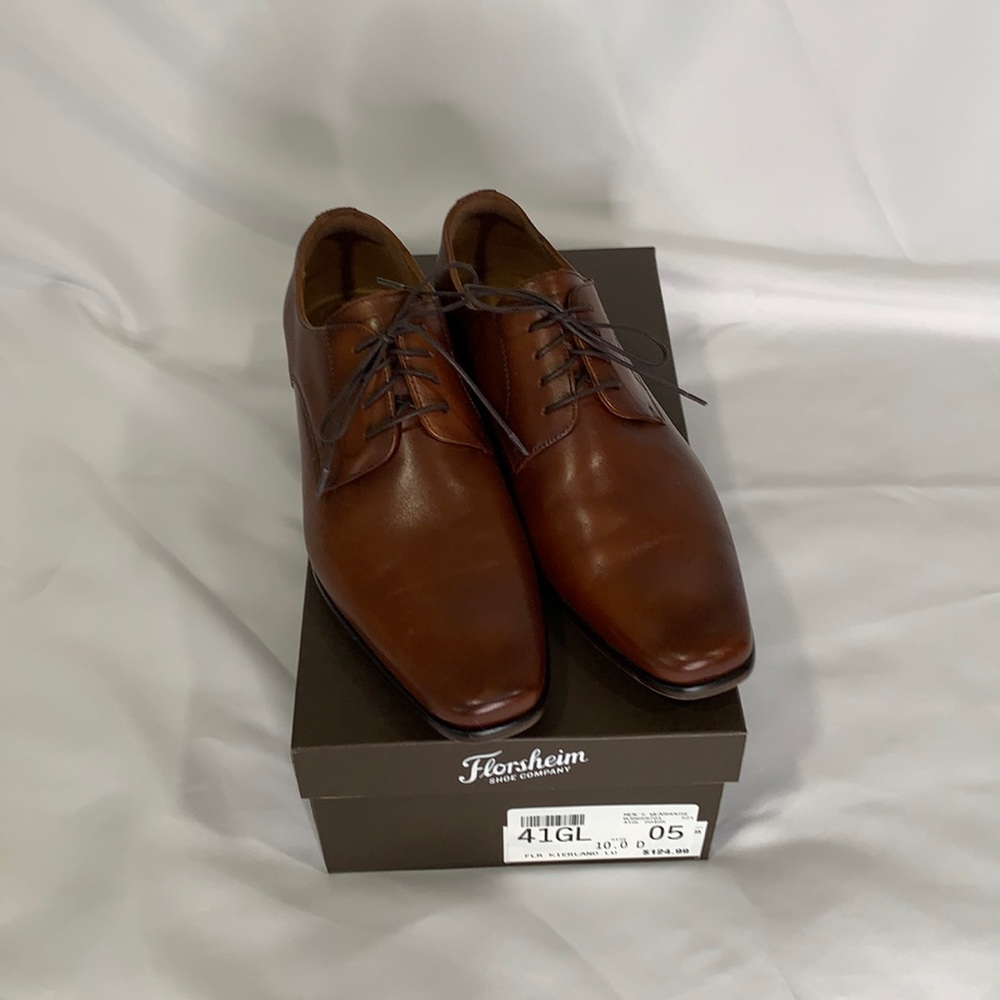 Florsheim Kierland Cognac Plain Toe Derby